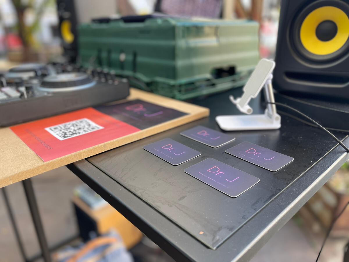 Setup and business cards Setup and business cards